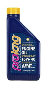 The new Prolong 15W-40 oil for diesel engines and commercial use is available in sizes from one-quart bottles to 55-gallon drums.