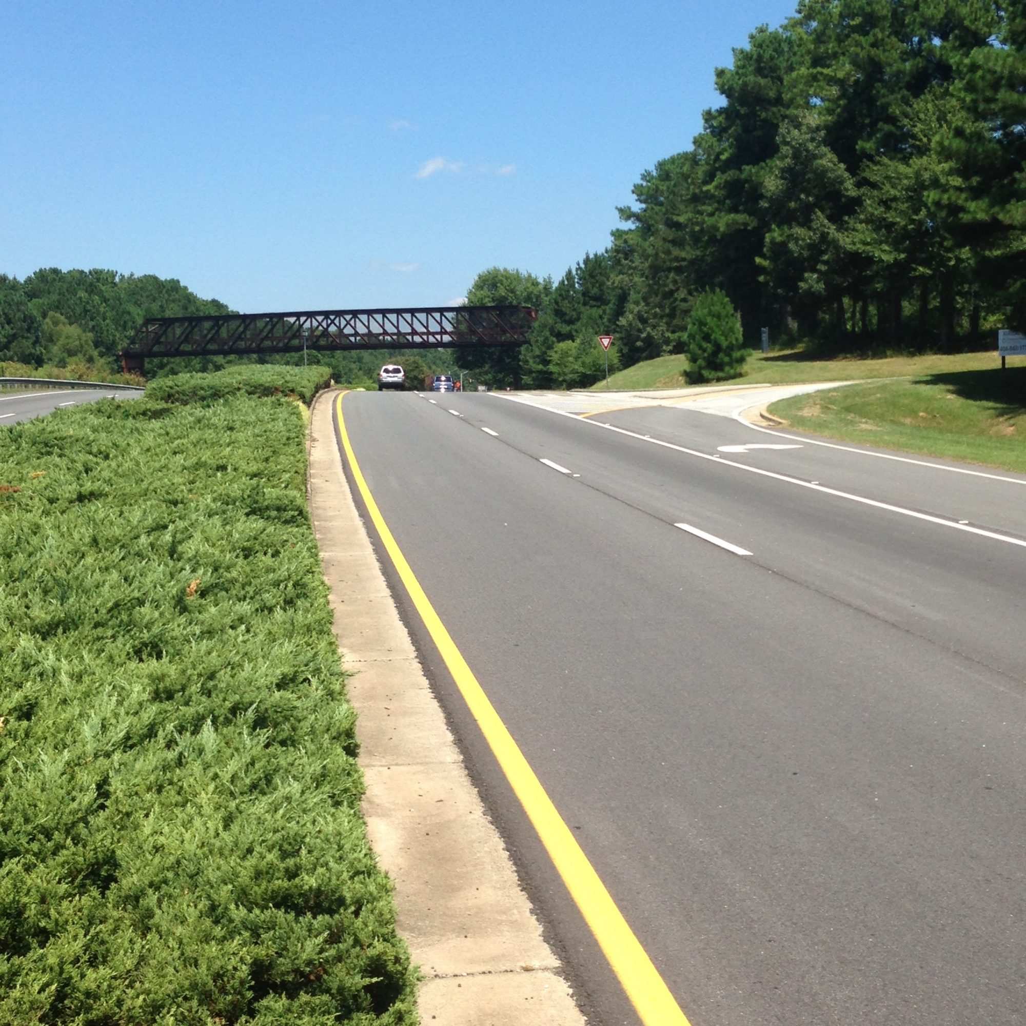 The C.W. Matthews team placed the first OGI (open graded interlayer) for the Georgia Department of Transportation on State Route 74 for its QIC award-winning project. Photo courtesy C.W. Matthews.