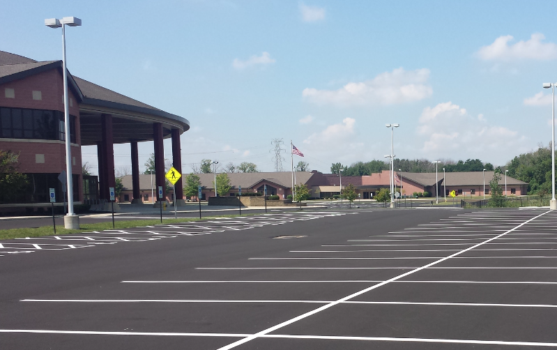 Sixty-five percent of Mid-Ohio Paving’s work is large-scale commercial, and 35 percent, townships.