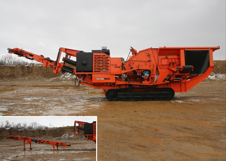 Eagle Crusher Company’s latest product innovation is the UltraTraxx™ portable impactor, equipped with the company’s UltraMax® UM-15 impactor.