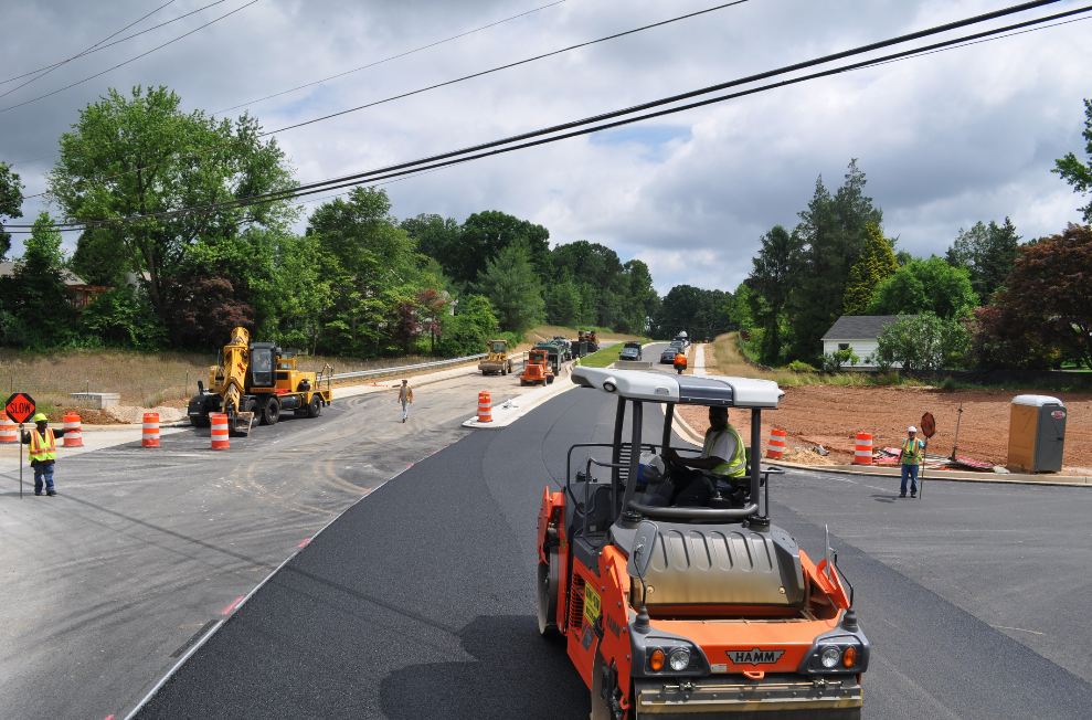 In addition to paving, the company also performs grading and utilities work, as well as stone and concrete.