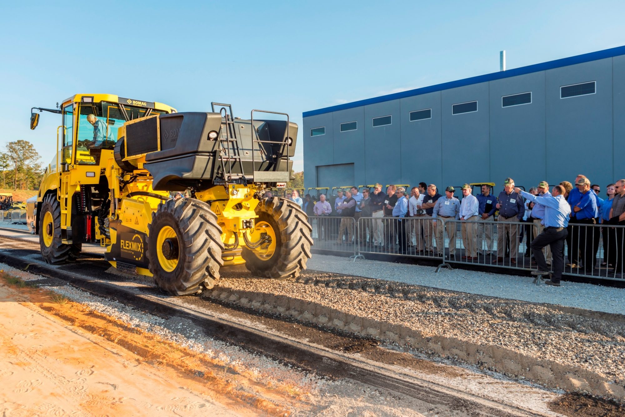 The RS500 from BOMAG Americas has a forward operating speed of up to 164 feet per minute, and uses variable rotor speeds from 100 to 180 rpm to match rotor speed to the application.