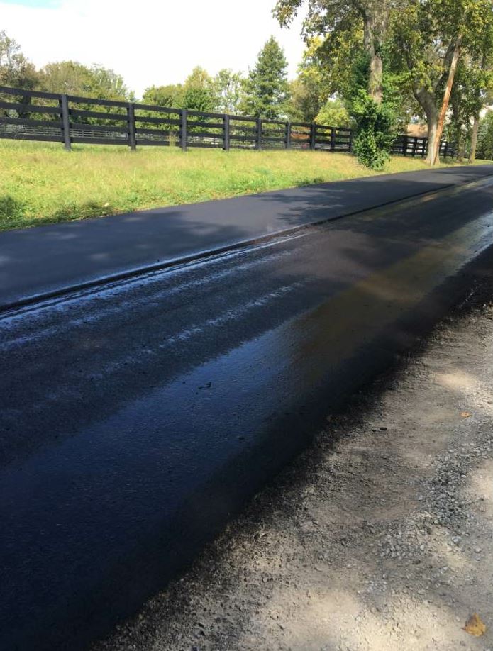 ATS used a trackless tack product from Blacklidge Emulsions throughout the project. “It breaks in 10 to 15 minutes, so that means the crew can work very efficiently, therefore saving time and money,” Semones said.