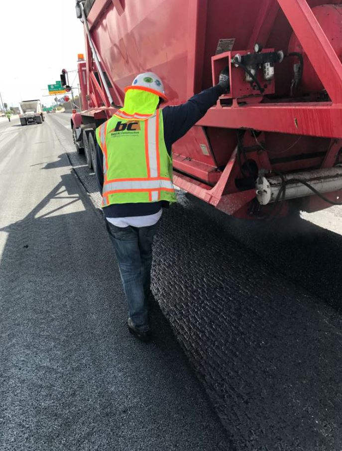 In Arizona, the freeway is often shut down during mill and overlay projects, and the public uses alternative routes instead.