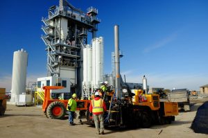 RAP Management produced the first mix to be made by an Ammann plant in the United States and used the material to pave the new facility. It included 62.8 percent recycled materials.