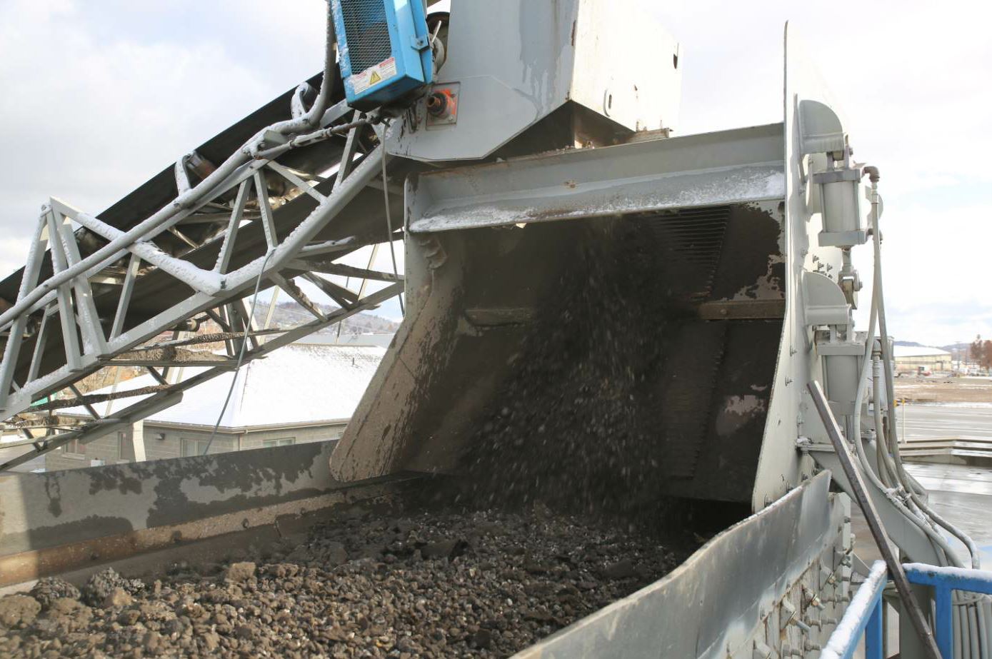 If too much material is passing over the screen, but there is no plugging or blinding, the operation may be feeding too much material across the screen or may be running the screen too fast. Rather than reducing the tonnage, the owner may elect to use a larger screen or add an additional screen downstream to further screen material. Photo courtesy Eagle Crusher, Galion, Ohio.