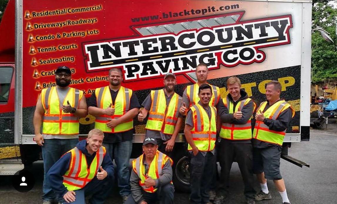 Intercounty Paving employs between 15 and 20 people. The company also has a referral program so its current crew helps the company find qualified employees.