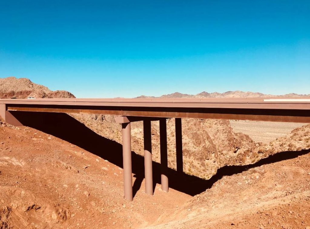 Since the I-11 project passed through a national park, the agencies and contractors had to work with the National Park Service to ensure the project didn’t detract from the natural environment.