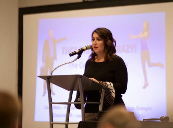 Pauley speaks at APAI’s 2018 Winter Conference.
