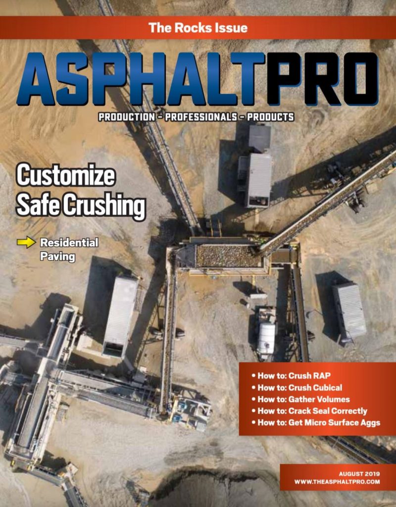 August 2019 Asphalt Pro cover
