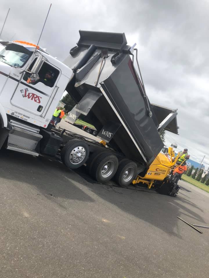 Washington: Washington State may have been only one of a handful of states that considered most construction non-essential, but Steve Anker and the team at Western Refinery Services had a chance to break in their new Carlson paver on an essential job.