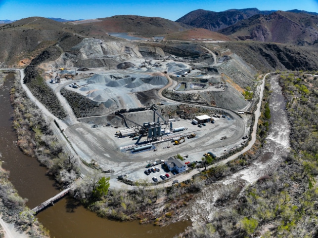 Granite’s Brunswick Canyon facility, pictured, is located near Carson City, Nevada.